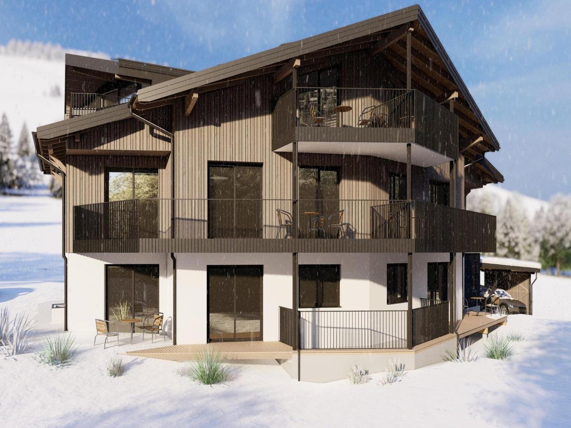 Bergzeit Flat Saalbach Directly On The Ski Piste Exterior foto